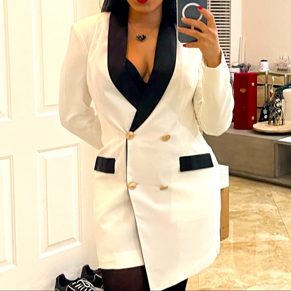 Blazer dress worn once for Christmas dinner